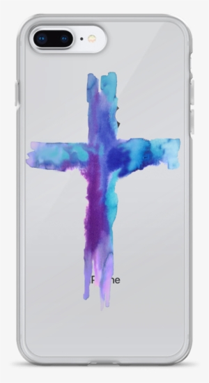 Watercolor Cross Iphone Case - Watercolor Painting