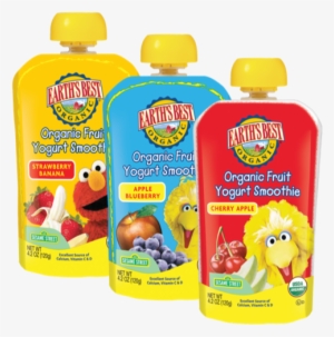 No Genetically Modified Ingredients - Earth's Best Yogurt Smoothie Cherry Apple