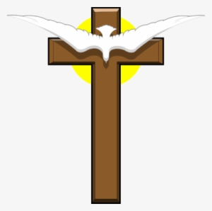 Superb Cross And Dove Images Logo - Cross Clip Art