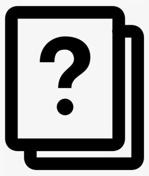 Vector Black And White Questions Icon Free Download - Icon