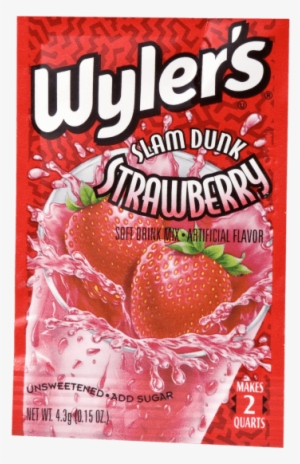 Wyler's Slam Dunk Strawberry - Wylers Soft Drink Mix, Electric Grape - 0.15 Oz