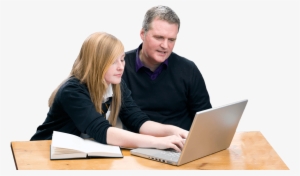 Teen And Parent Studying - Parents Studying