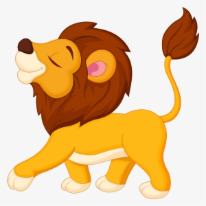 A Software Development Company - Lion Walking Cartoon