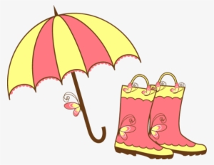 April Showers Clip Art Images And Boots - April Clipart