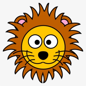 Baby Lion Face Clipart - Lion Head Clipart