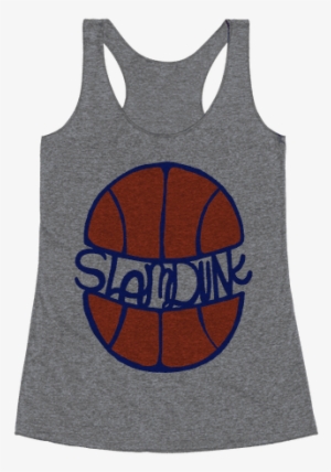 Basketball Slam Dunk Racerback Tank Top - Gorgeous Ladies Of Wrestling Shirt