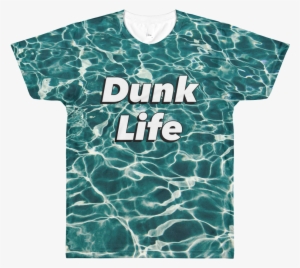 Aqua Dunk Life T-shirt - Zazzle Poolwassermuster Baby-decke