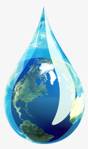 Drop - Earth In A Water Drop - 600x600 PNG Download - PNGkit