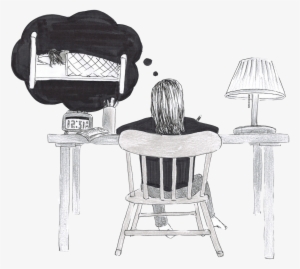 Studying - Bar Stool
