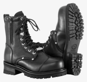 Leather Black Boots For Men