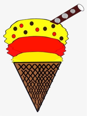 Cartoon Snow Cone Clipart - Clip Art