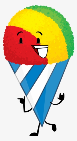 Updated Snowcone Pose - Cartoon Snow Cone Transparent