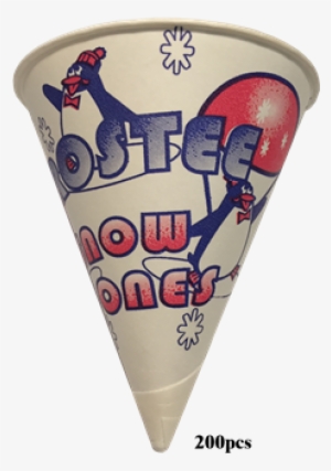 Picture Of 73200- 200 Snow Cone Serving Cones - Poker
