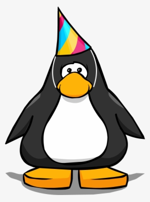 Snow Cone 3000 Party Hat On Player Card Concept - Club Penguin With Mohawk