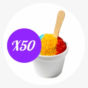 50 Servings Snow Cone Cart - Snow