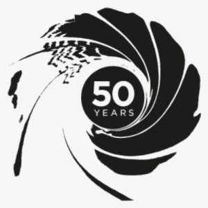50th Anniversary Icon Png - James Bond Gun Barrel Logo