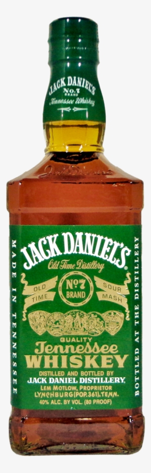 Green Label - Jack Daniels Green Bottle