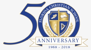 Final Fcs 50th Anniversary Logo Transparent - Florida
