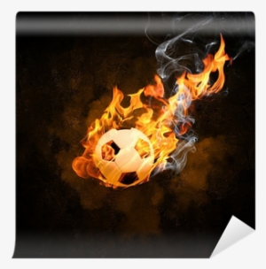 Pelota De Gutbol Con Fuego