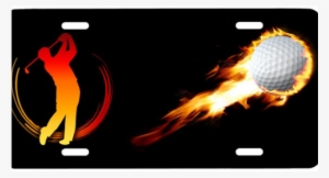 Golf Ball And Golfer - Graphic Design