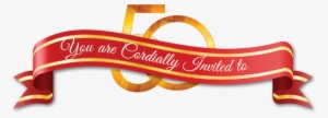 50th Anniversary Activities - Christmas Ribbon Png