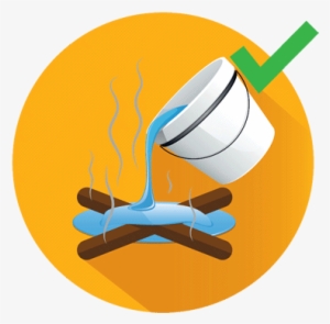 Camping Fire Safety - Graphic Design