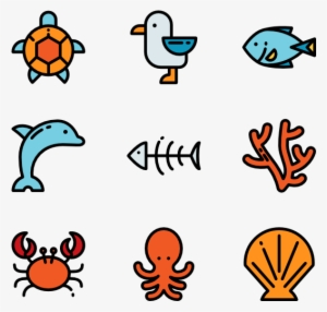 Sea Life - Sea Creature Icons