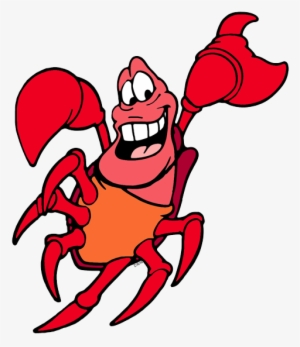 Sebastian The Crab Png Banner Transparent Library - Sebastian Little Mermaid Transparent