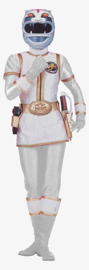 White Wild Force Z Ranger - Power Ranger Wild Force White