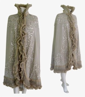 Victorian Evening Cape C1900 Antique Opera Cloak Coat - Clothing
