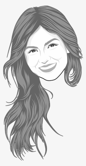 Victoria Justice, Cartoonized - Victoria Justice Caricature