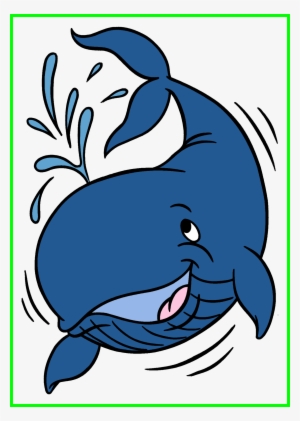 Fly Fish Clipart - Free Cartoon Whale Clipart