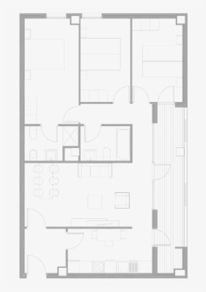 The Typology Is Spatially Open To The Terrace, With - Clothing