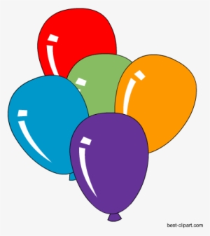 Free Colorful Balloons Clip Art - Balloon Clip Art