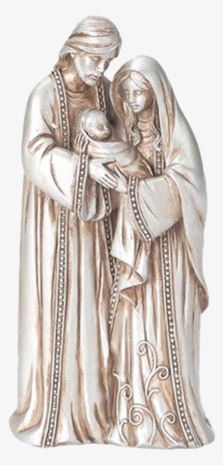 Holy Family Resin Metallic - Statue