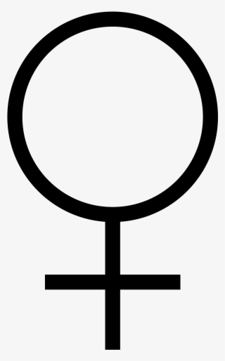 It Is The Symbol For Females, Opposite Of The Male - Cross