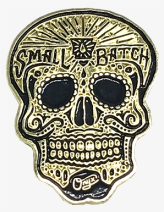 Gold Skull Pin - Skull