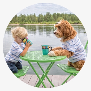 Picture - Foster Boy And Dog