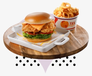Tkk Chicken Sandwich Deluxe Large