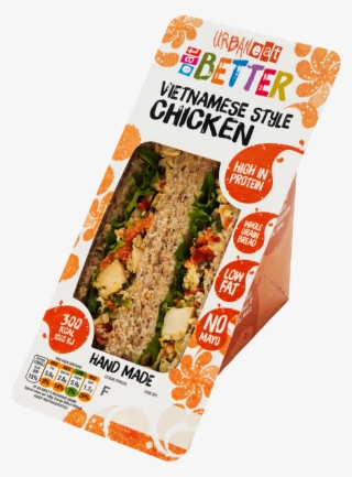 Vietnamese Style Chicken Sandwich - Packaged Sandwiches Urban Eats