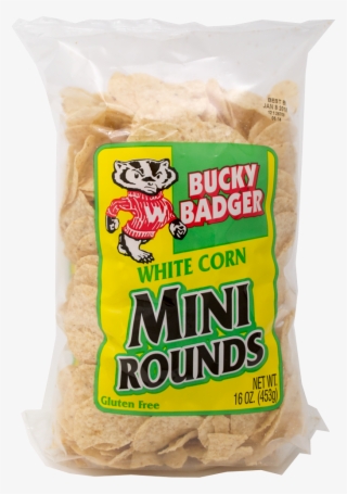Bucky Badger Mini White Corn Tortilla Chips - Totopo