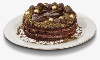 Bolo Ouro Brigadeiro 70% - Chocolate Cake