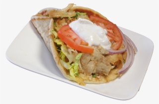 Chicken Gyros Sandwhich - Mustard Sauce Gyro