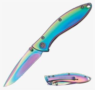 Csgo Knife Png - Rainbow Pocket Knife