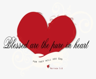 Blessed Are The Png Clipart - Heart