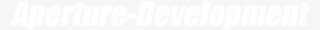 Aperture Hosting Logo - White Cinematic Bars Png