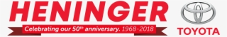 95 Cars, $54 - Toyota Heninger Logo