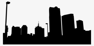 Picture - Small City Silhouette Png