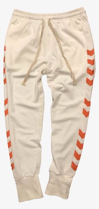 White Stripe Joggers