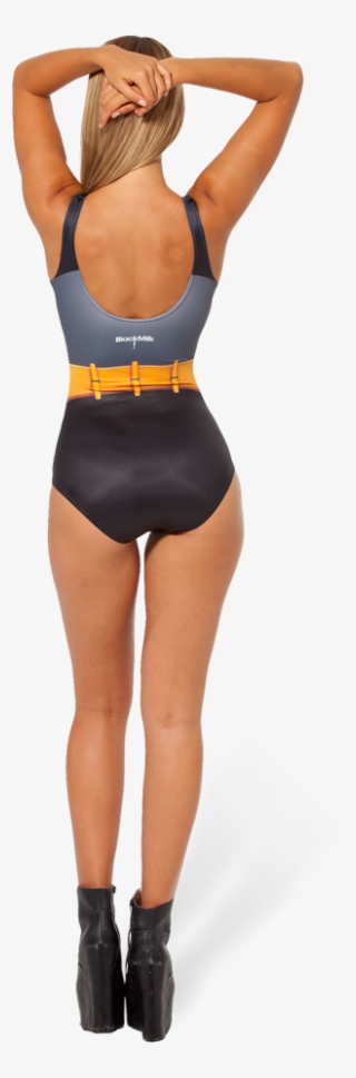 Batman Cape Suit - Swimsuit Front And Back